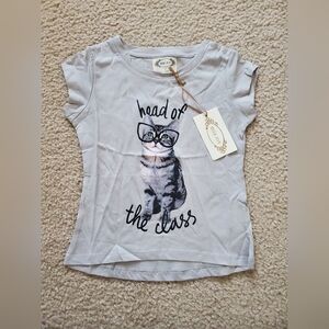 Mia Joy Joyfolie Faela Gray Cat T Shirt